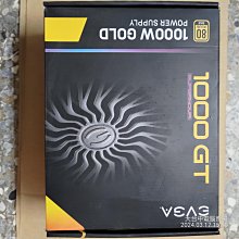 售 艾維克(EVGA) 1000GT/G5 1000瓦 電源供應器 @12CM風扇@ 80PLUS