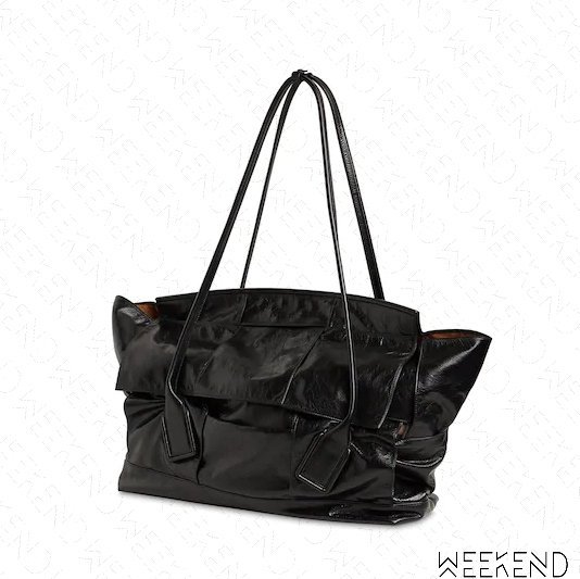 【WEEKEND】 BOTTEGA VENETA BV Arco Slouch 肩背包 托特包 黑色