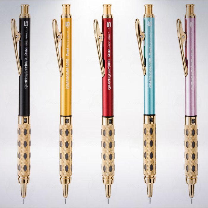 日本Pentel GRAPHGEAR 1000 金色限定版製圖自動鉛筆| Yahoo奇摩拍賣