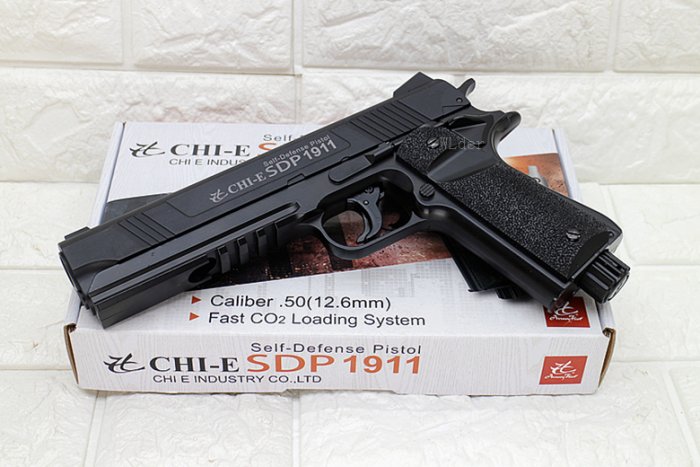 [01] SDP 1911 鎮暴槍 CO2槍 12.7MM .50 ( 防身手槍M1911震撼槍防狼噴霧辣椒槍保全警衛