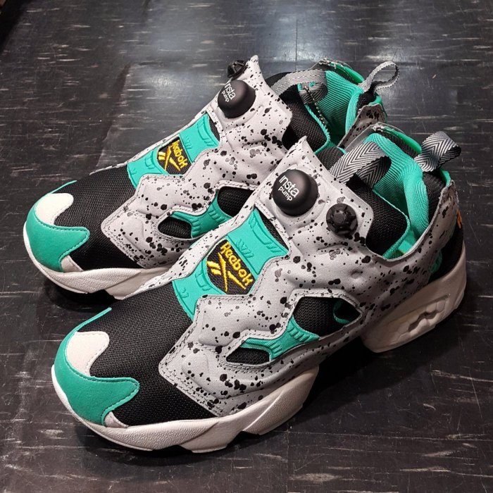 Reebok INSTA PUMP FURY SP V66115 潑漆灰綠情侶款【THE ONE SHOP