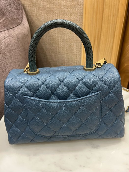 Chanel coco handle 24cm蜥蜴皮手把