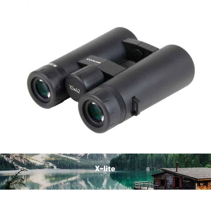 【日光徠卡】MINOX 德國美樂時 X-lite 系列10x42 Binoculars 雙筒望遠鏡 全新