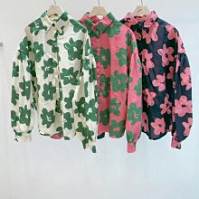 【2024山東肆月號】23SS！韓國製  YOOM  配色花朵衫