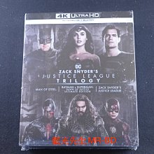 [藍光先生UHD] 查克史奈德正義聯盟三部曲 UHD+BD 八碟禮盒版 - 超人：鋼鐵英雄、蝙蝠俠對超人：正義曙光