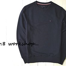 ☆【TH男生館】【TOMMY HILFIGER LOGO刺繡毛圈長袖T恤】【TOM002R2】(XS)