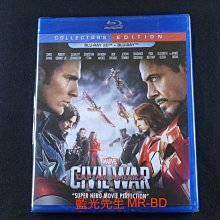 [藍光先生BD] 美國隊長3：英雄內戰 3D+2D 雙碟限定版 Captain America : Civil War