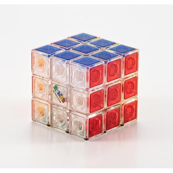 日本 RUBIK’S 透明魔術方塊 3x3 魔方 經典款 魔術方塊 益智遊戲 基本款 透明款【水貨碼頭】