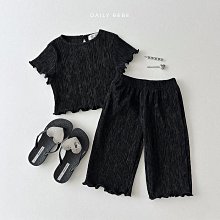 XS~XL ♥套裝(BLACK) DAILY BEBE-2 24夏季 DBE240430-169『韓爸有衣正韓國童裝』~預購