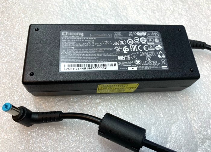 【全新 Chicony 群光 變壓器 19V 4.74A 90W 】ACER A16-090P1A 5.5X1.7 MM