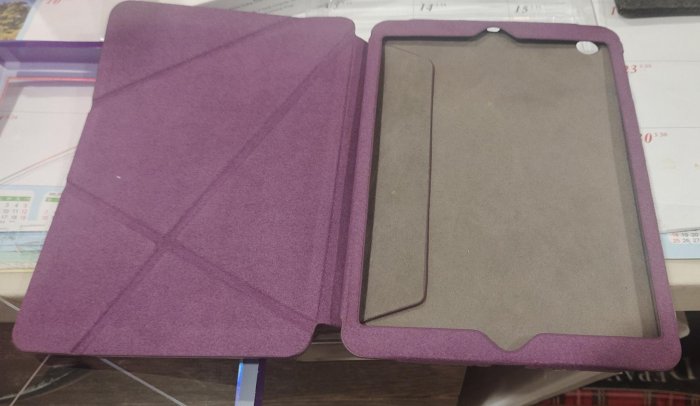 全新未使用Kajsa Origami iPad Mini Retina摺紙保護套/紫色