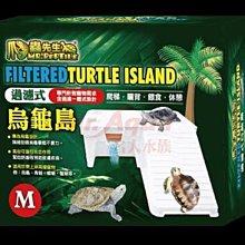 Mr- 爬蟲先生 過濾式烏龜島 M-特價 含馬達+濾棉