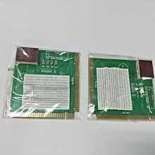 電腦雜貨店→ PCI主機板測試卡/電腦故障診斷卡/主板檢測卡/除錯卡 良品 1片$100