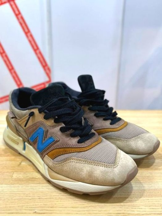 BLACK極新KITH x NONNATIVE x NEW BALANCE 美製997S大地色沙色奶茶色慢跑鞋