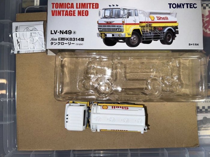 Tomytec TLV LV-N49a HINO 日野KB314 Shell 殼牌油罐車Tomica | Yahoo 