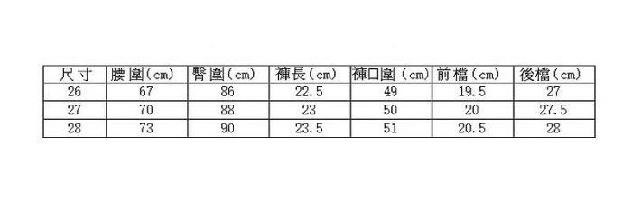 韓妞 必買款 顯瘦 性感 大長腿 刷破 造型 毛邊 丹寧 牛仔 熱褲 / 短褲 - 黑色、白色