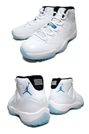 NIKE AIR JORDAN 11 RETRO XI Legend Blue喬丹11代復刻 白藍款378037-117