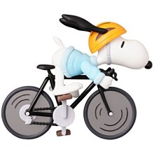 =海神坊=日本空運 UDF 691 史努比 自行車騎士 公路車/腳踏車 公仔人偶景品模型場景展示擺飾收藏品