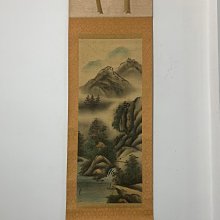 日本回流手工絹布畫尺寸178*53cm20【功德坊】 古玩 收藏 古董