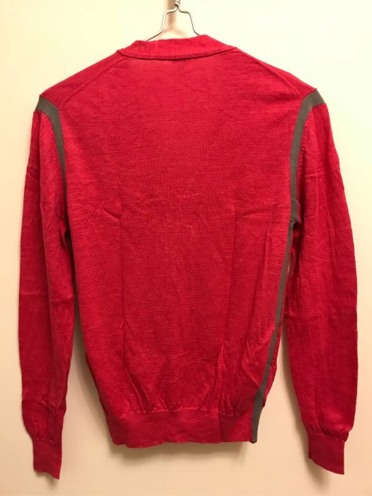 已售出 Paul Smith 桃紅棉麻 開襟外套 針織外套 尺寸L 9.7成新 cardigan