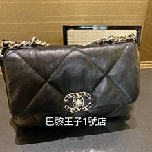 【巴黎王子1號店】《CHANEL》CHANEL 19  香奈兒 AS1160 羊皮 黑色 口蓋包 ~ 預購