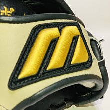 貳拾肆棒球-非賣品 Mizuno pro日本職棒選手波留式樣特別訂做外野手套,岸本耕作作/反手