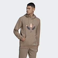 S.G ADIDAS Originals Q1 HOODIE HC9450 卡其 男 三葉草 男 長袖 連帽上衣 帽T