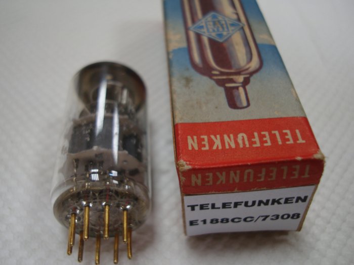 Telefunken 德律風根E188CC 7308 真空管一只| Yahoo奇摩拍賣