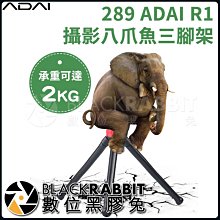 數位黑膠兔【 289 ADAI R1 攝影八爪魚三腳架 】呈重2KG  可低角度 八爪魚 軟管 三腳架