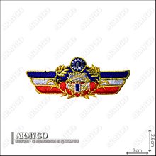 【ARMYGO】陸軍士校時期操作服用布質榮譽徽 (迷你款)