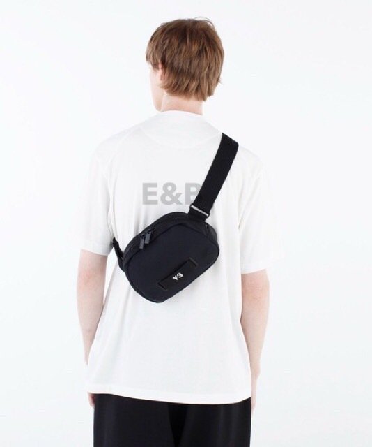 全新 Adidas Y-3 Logo Crossbody Waist Bag 黑 腰包 側背包