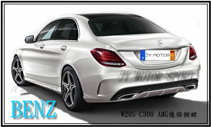 小傑車燈 Benz W205 C180 C200 C300 改 AMG 前保桿 側裙 後保桿 全套 空力套件 AN製