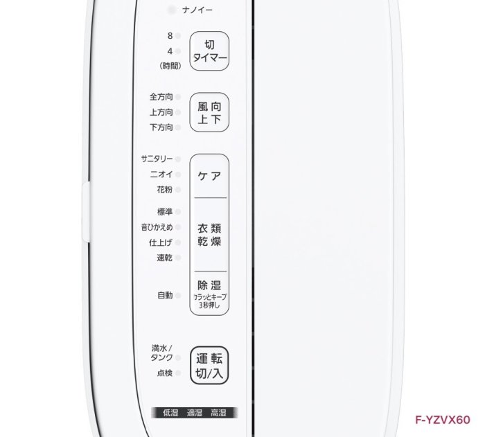 清新樂活~日本空運直送Panasonic F-YZUX60 F-YZVX60 Nanoe殺菌除臭乾衣