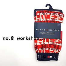 【TH男生館】【TOMMY HILFIGER滿版英文LOGO四角內褲/平口褲】【TOMU001L9】(S)