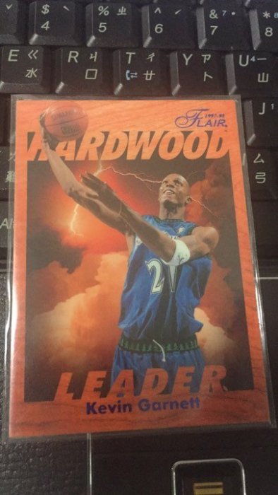 97-98 Fleer Flair Hardwood Leaders Kevin Garnett 灰狼 新人 RC