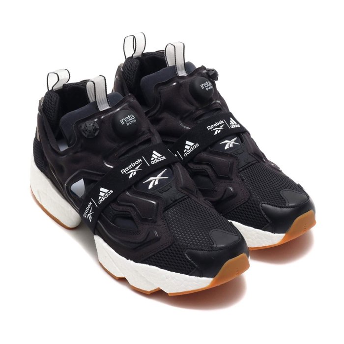 CodE= REEBOK INSTA PUMP FURY X BOOST 充氣慢跑鞋(黑) FU9239 愛迪達