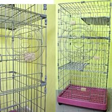 【🐱🐶培菓寵物48H出貨🐰🐹】三層抽屜式底盤妥當大貓籠附休息吊床 特價1990元(限宅配)(補貨中)