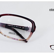 【My Eyes 瞳言瞳語】Roberto Cavalli 狂野品牌 酒紅雙色大方型膠框眼鏡 俐落女人味 (624)