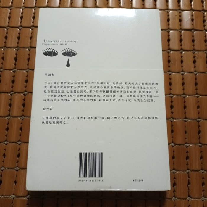 不二書店 江上的母親 野夫 全新未拆封(奇不Y4)