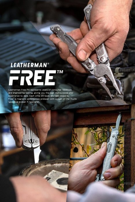 【EMS軍】Leatherman FREE P4 多功能工具鉗(公司貨)#832642