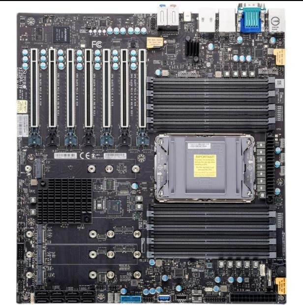 眾誠優品 超微X12SPA-TFX12DPG-QT6 C621A Xeon W-3375LGA4189 4卡GPU主 KF822