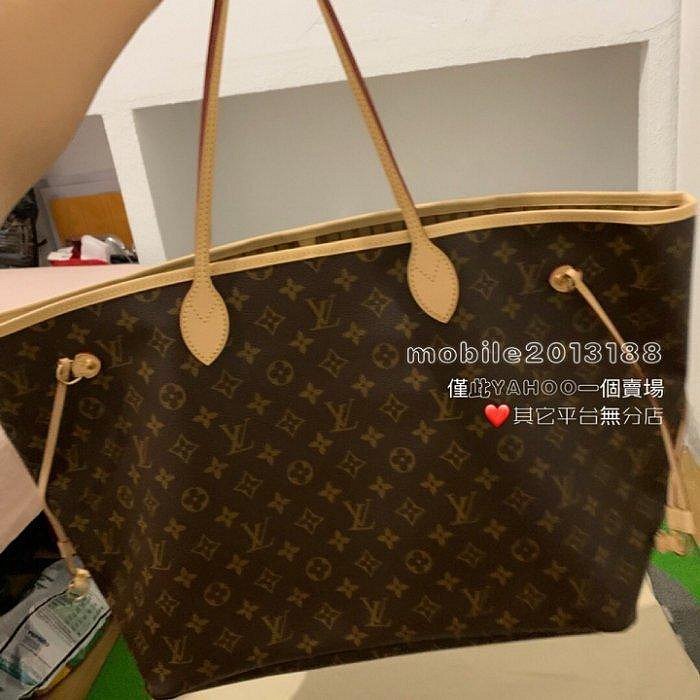 LV M40990 經典花紋 Neverfull GM 最大 經典 購物包 SHOPPING BAG