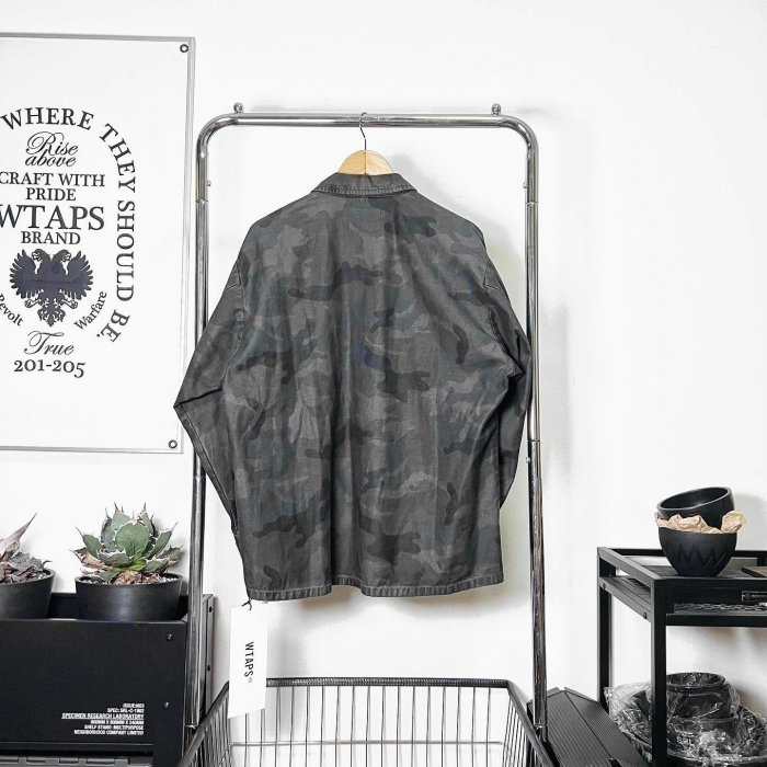 希望商店】【✓寄賣商品】WTAPS JUNGLE LS 02 20SS 黑迷彩水洗四袋軍衫 ...