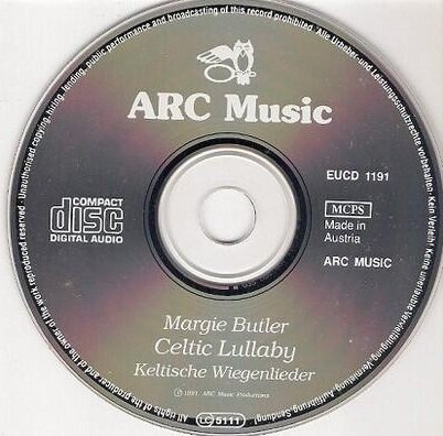 【絕版二手CD】Margie Butler：Celtic Lullaby / 凱爾特豎琴搖籃曲《早期歐版，無IFPI》