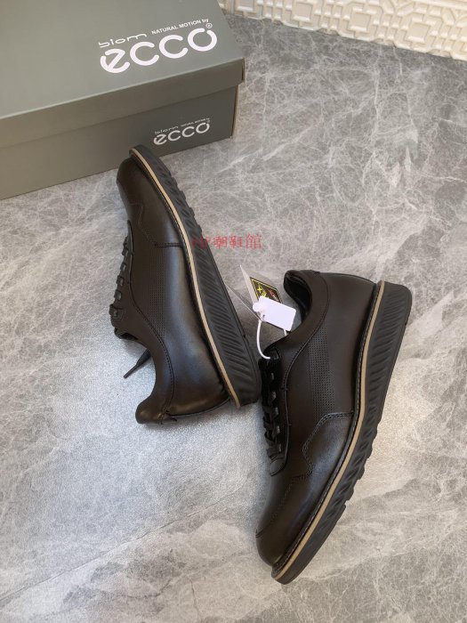 （VIP潮鞋鋪）新 ECCO男鞋 ECCO ST.1 HYBRID 英倫皮鞋 休閒皮鞋 北歐男鞋 商務皮鞋 ecco通勤鞋 836774