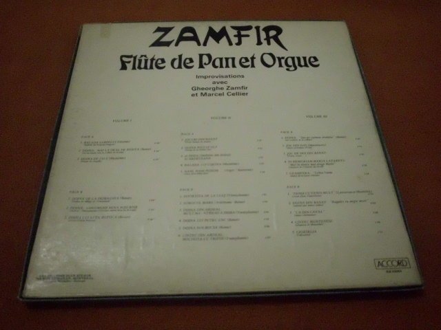 【杜比唱片】 黑膠唱片~ZAMFIR // FLUTE DE PANET ORGUE  (三片盒裝&歐版) * LP *