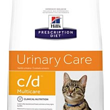 希爾思 貓C/D 貓用處方泌尿道飼料 8.5LB/8.5磅/3.85KG