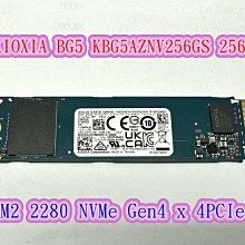 【KIOXIA BG5 KBG5AZNV256GS 256G 256GB GEN4】PCIe4 NVMe M.2 SSD