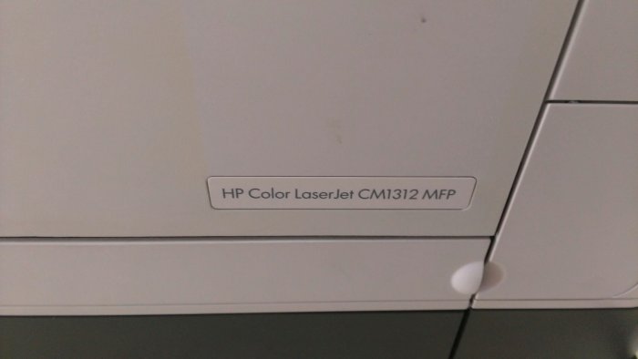 HP 彩色雷射多功能事務機 Color Laserjet  CM1312 MFP(不能咬紙當零件機賣)