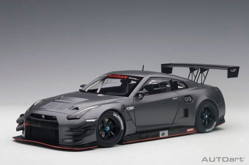 【秉田屋】現貨 Autoart Nissan 日產 GT-R GTR R35 Nismo GT3 消光灰 1/18